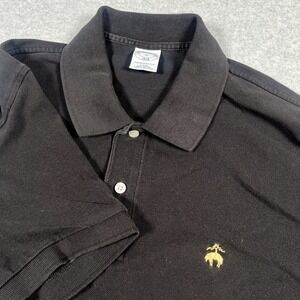 Brooks Brothers 1818 Polo Shirt Mens XL Slim‎ Fit Performance Polo Black